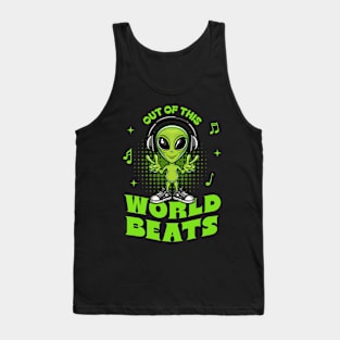 Out of This World Beats: Alien Grooves Design Tank Top